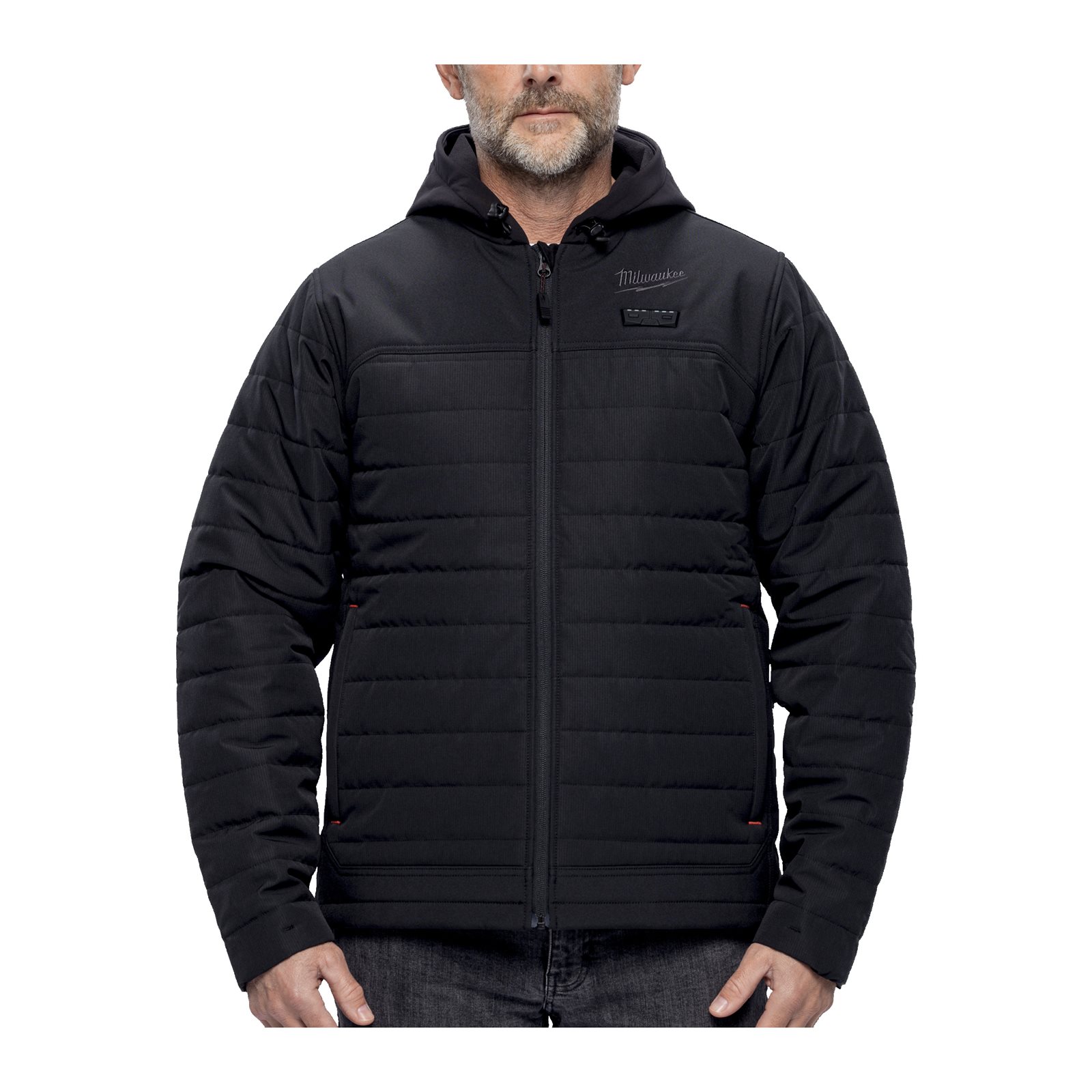 Jachetă puffer încălzită M12 HEXON neagră Milwaukee M12 HPJBL3-0 (XXL)