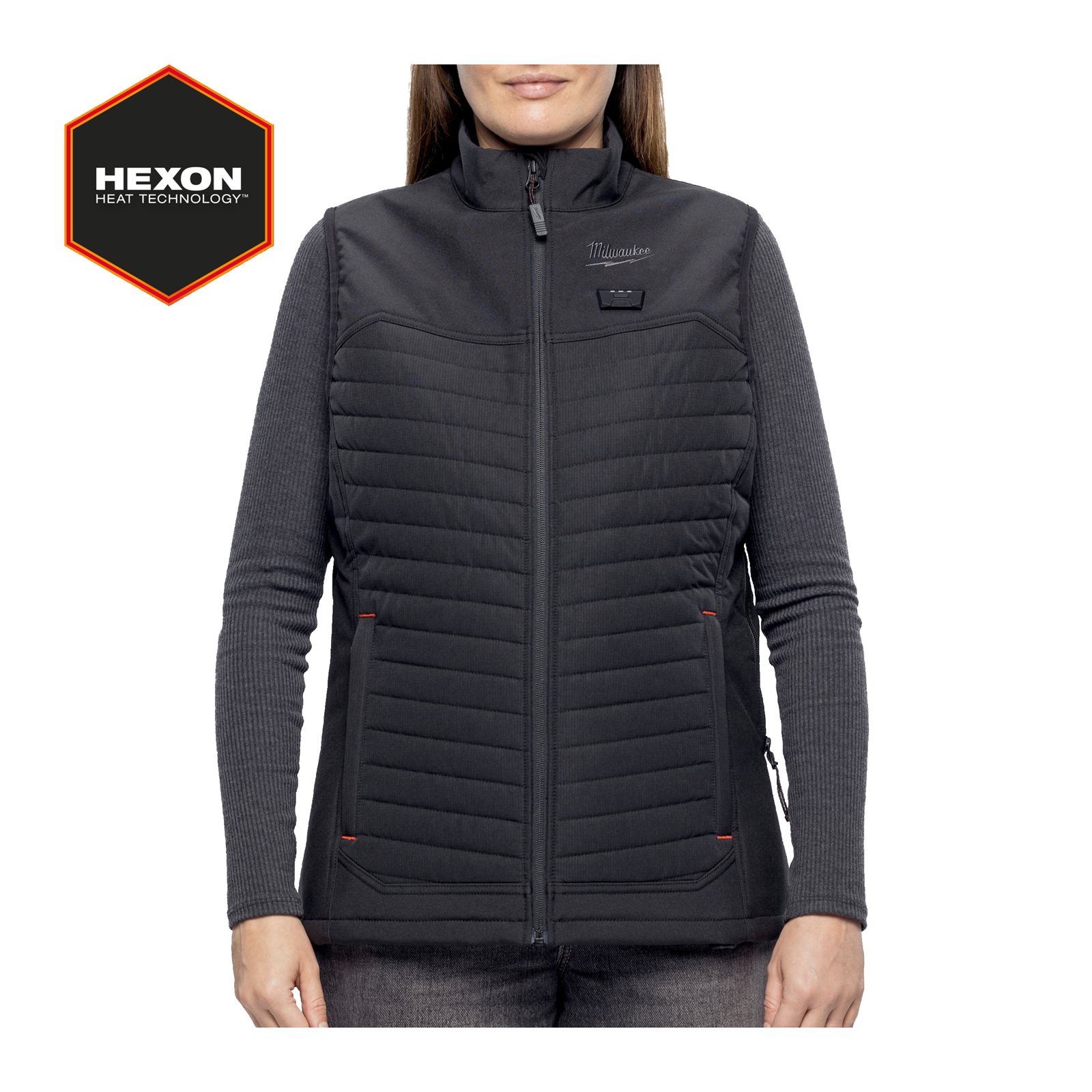 Vestă puffer hibrid încălzită M12 HEXON damă Milwaukee M12 HPVLBL3-0 (XL)