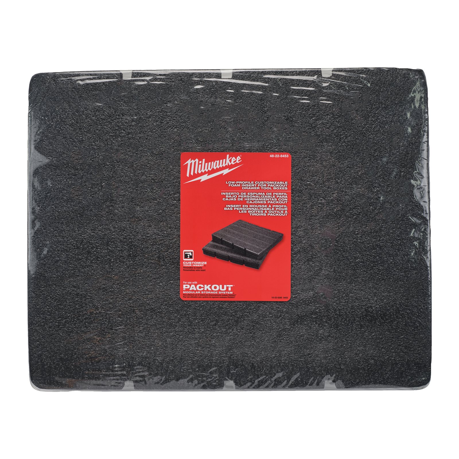 Inserție subțire din spumă pentru cutia PACKOUT Milwaukee - continutul pachetului 1
