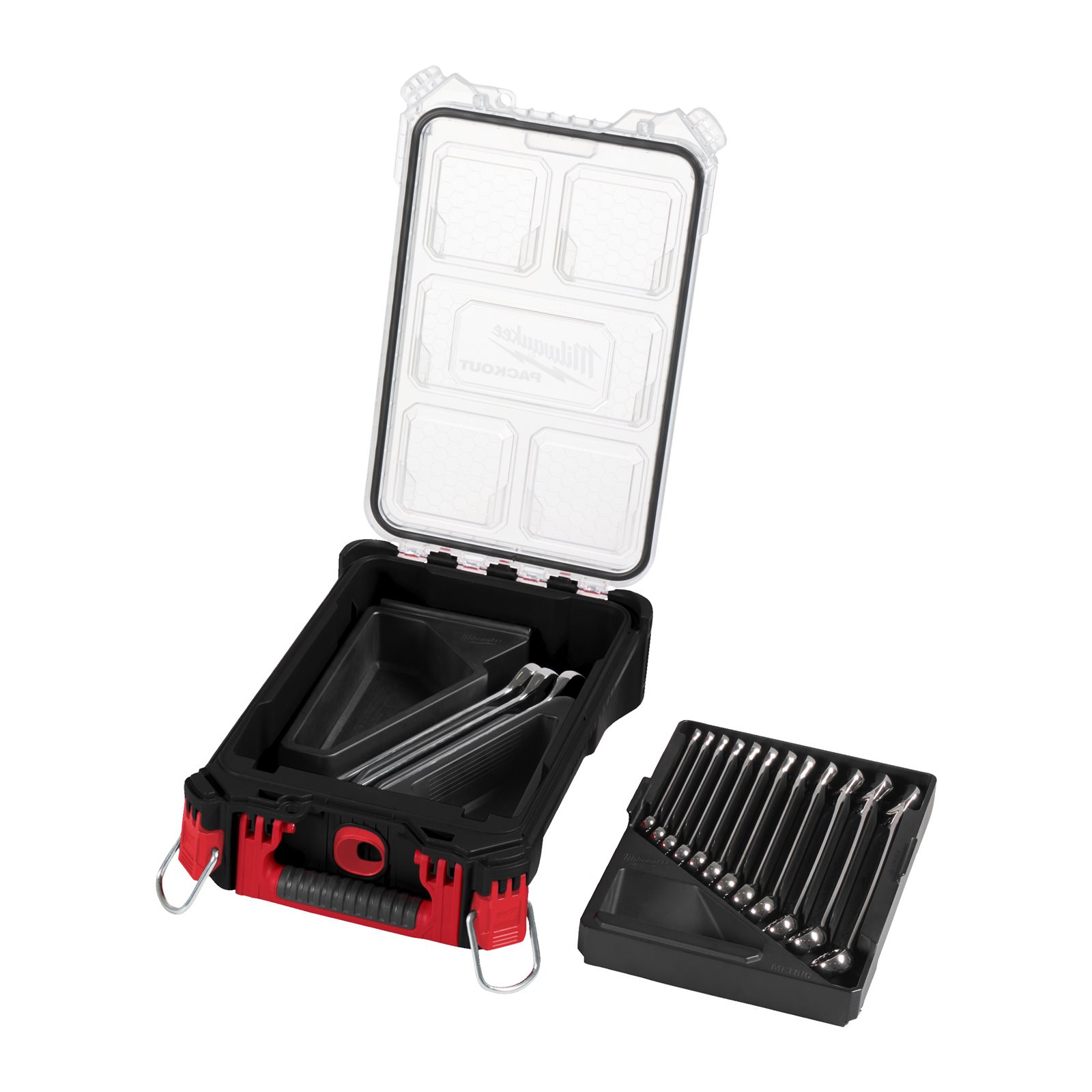Set 15 buc. chei combinate MAX BITE în organizator compact PACKOUT Milwaukee - imagine 2