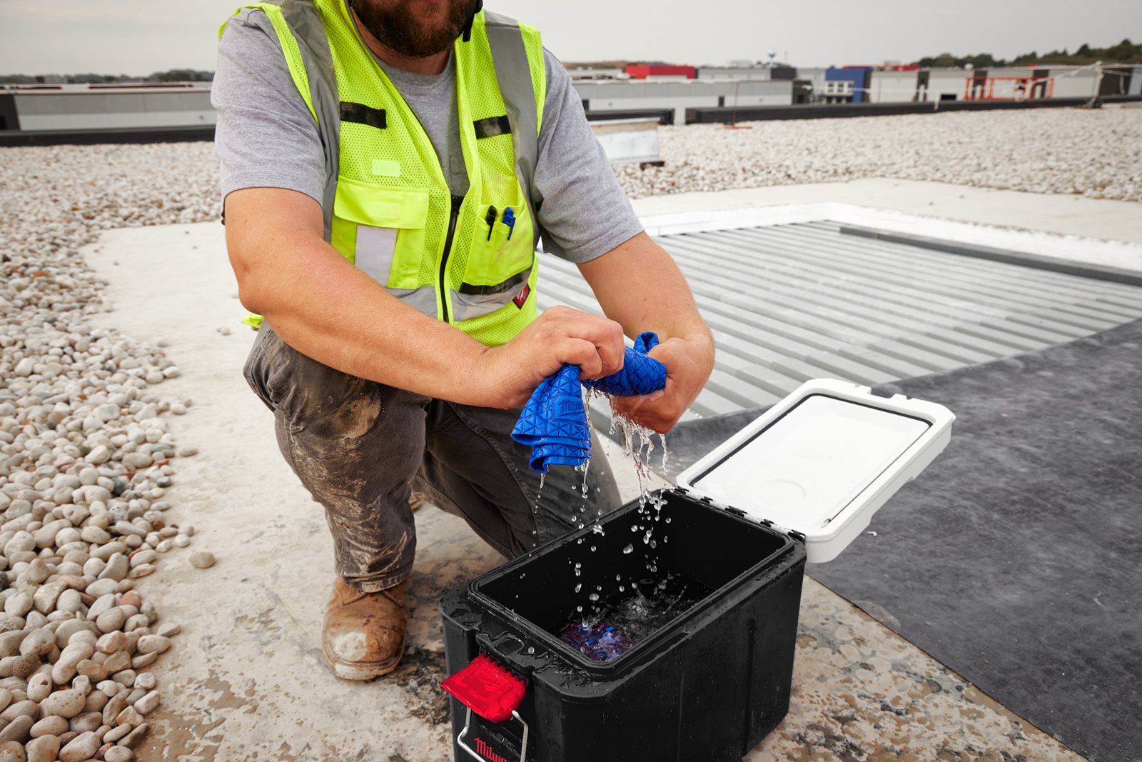 Prosop de răcorire din PVA 1 Milwaukee - in utilizare 1