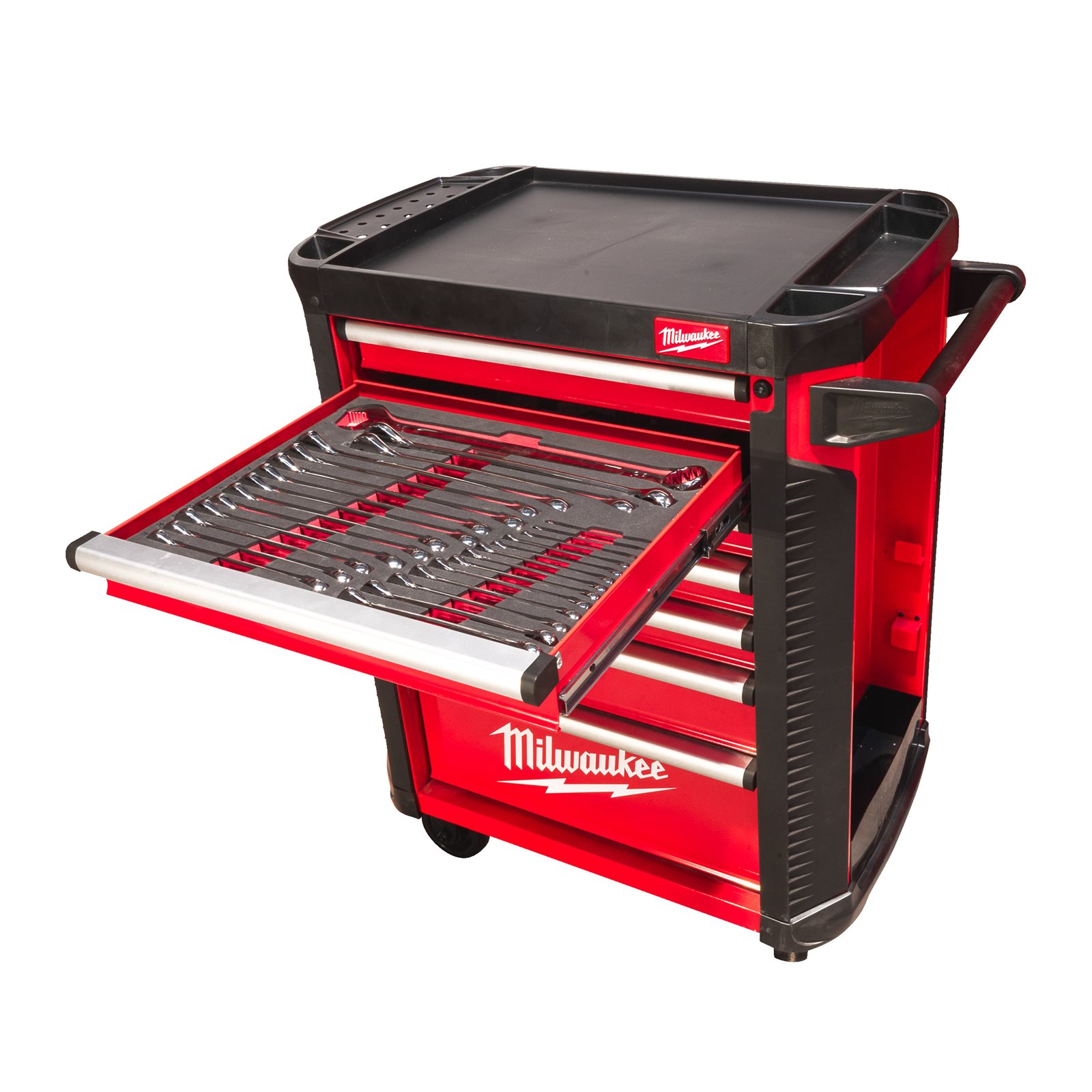 TOOLGUARD Dulap de scule mobil, cu 7 sertare, metalic, 78 cm dotat cu scule, EU Milwaukee 4932498185 - imagine 3