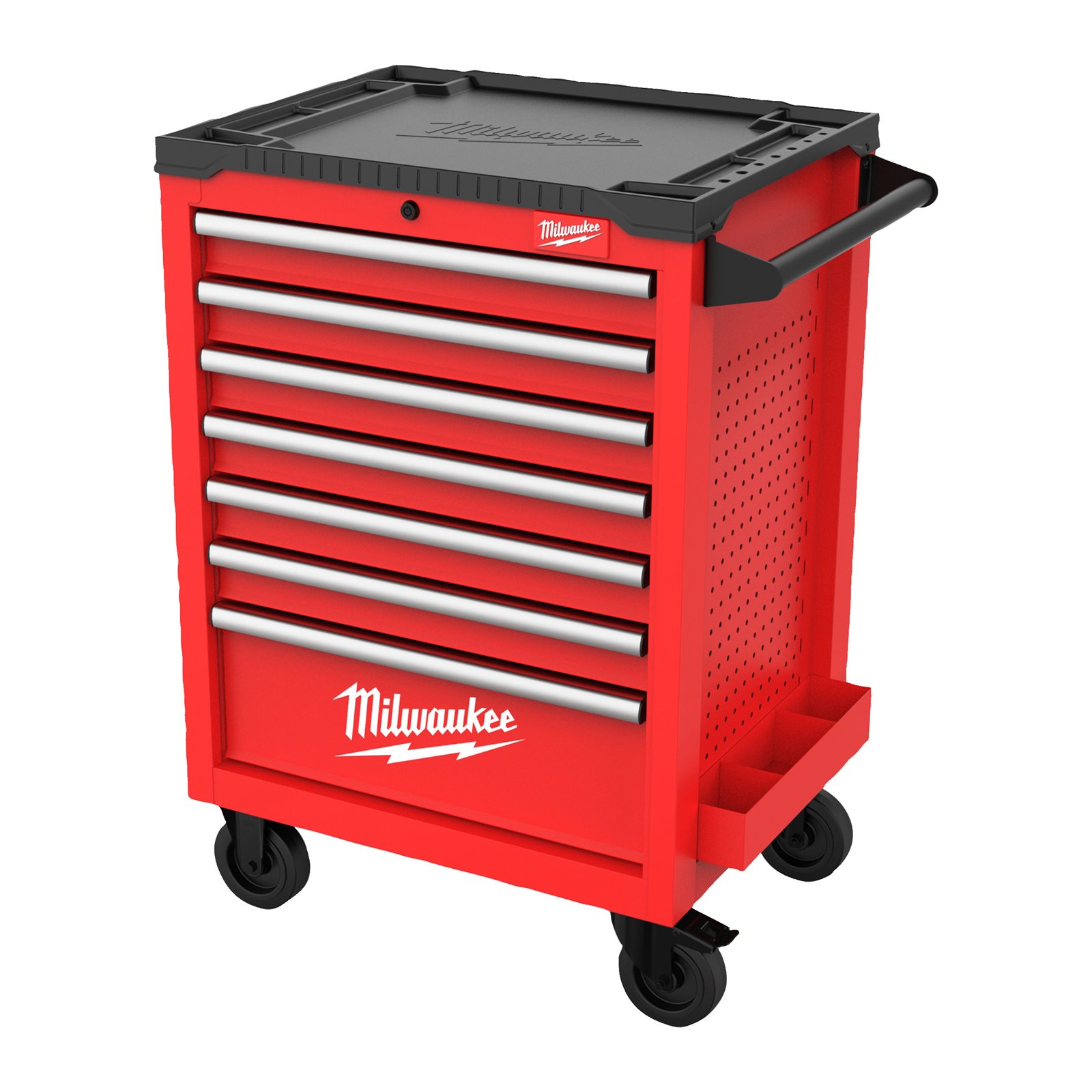 TOOLGUARD Dulap de scule mobil, cu 7 sertare, metalic, 69 cm Milwaukee SRC27/7-1 - imagine 2