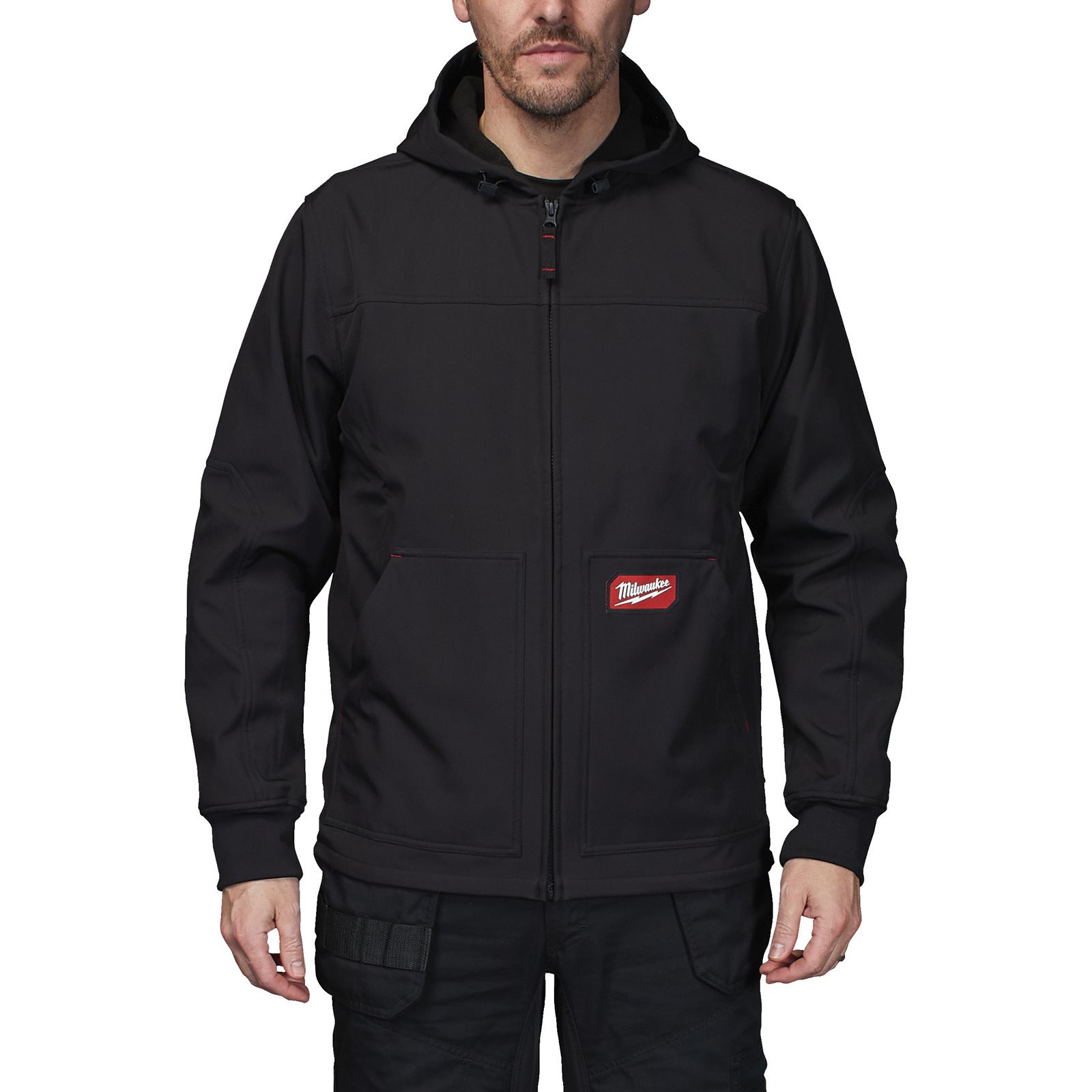 Jachetă Softshell neagră cu glugă FREEFLEX Milwaukee SJ BL S