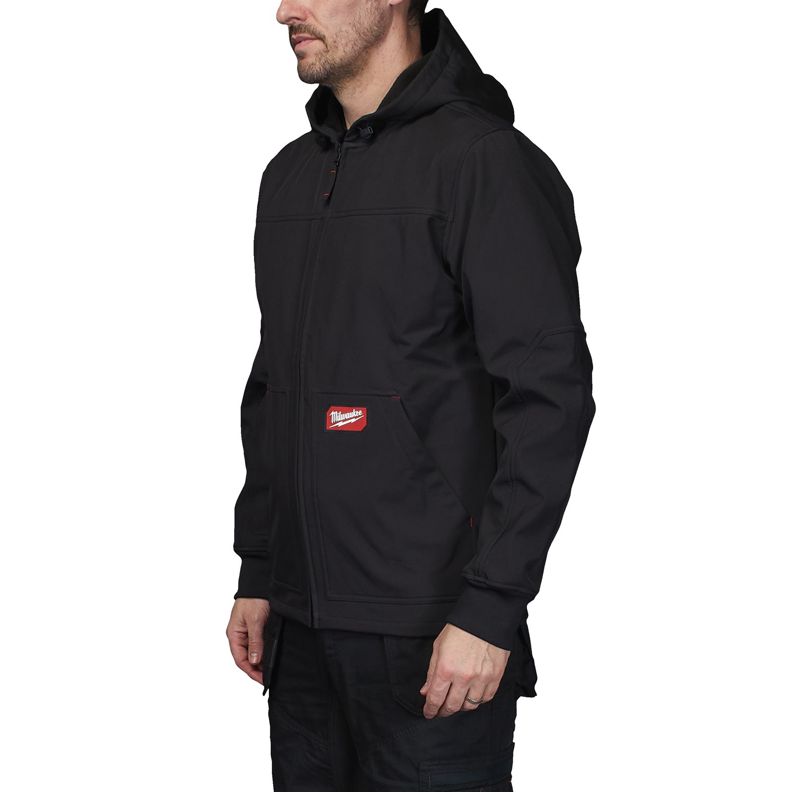 Jachetă Softshell neagră cu glugă FREEFLEX Milwaukee SJ BL S - imagine 2