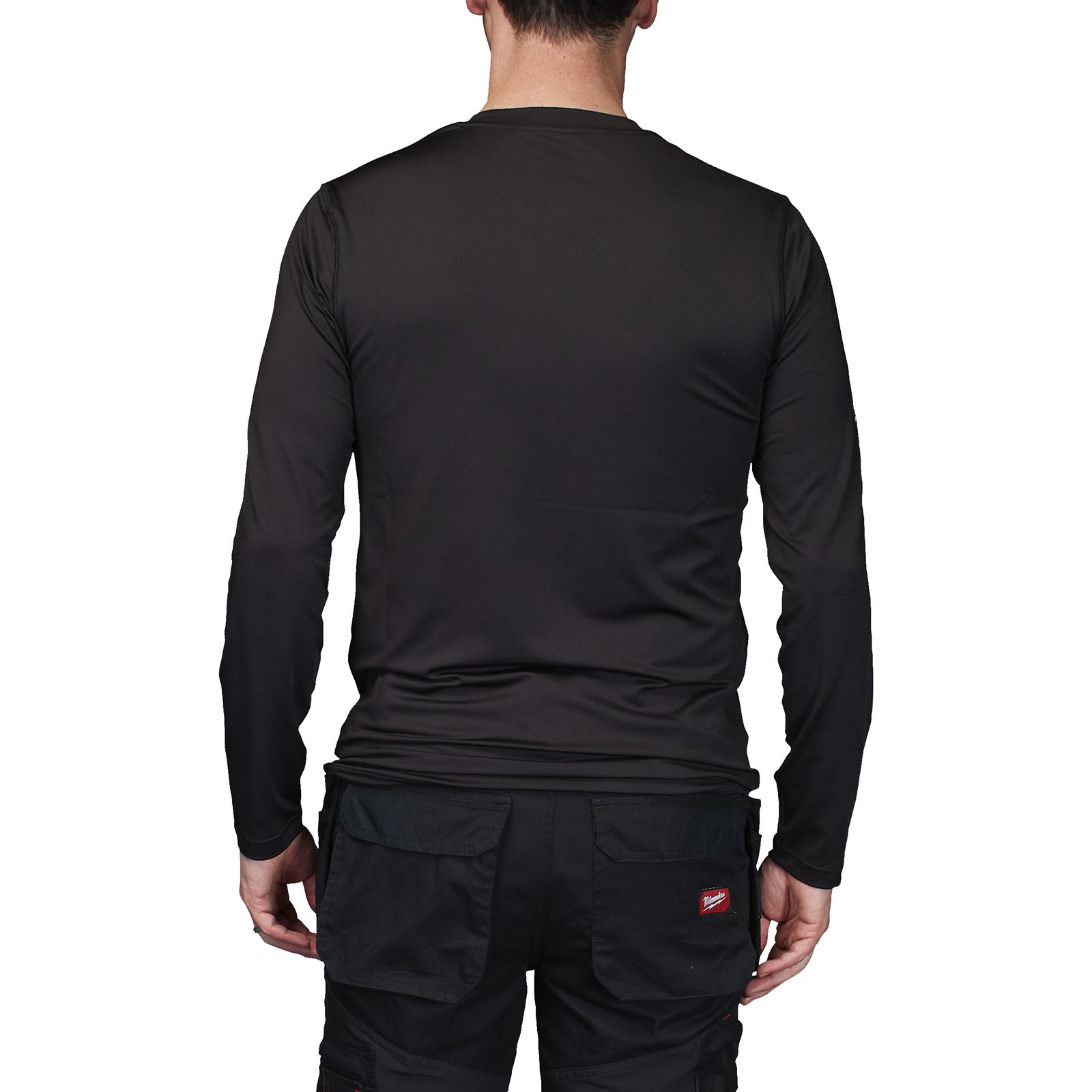 Bluză de corp neagră, vreme rece WORKSKIN Milwaukee CWB LS BL S - imagine 3