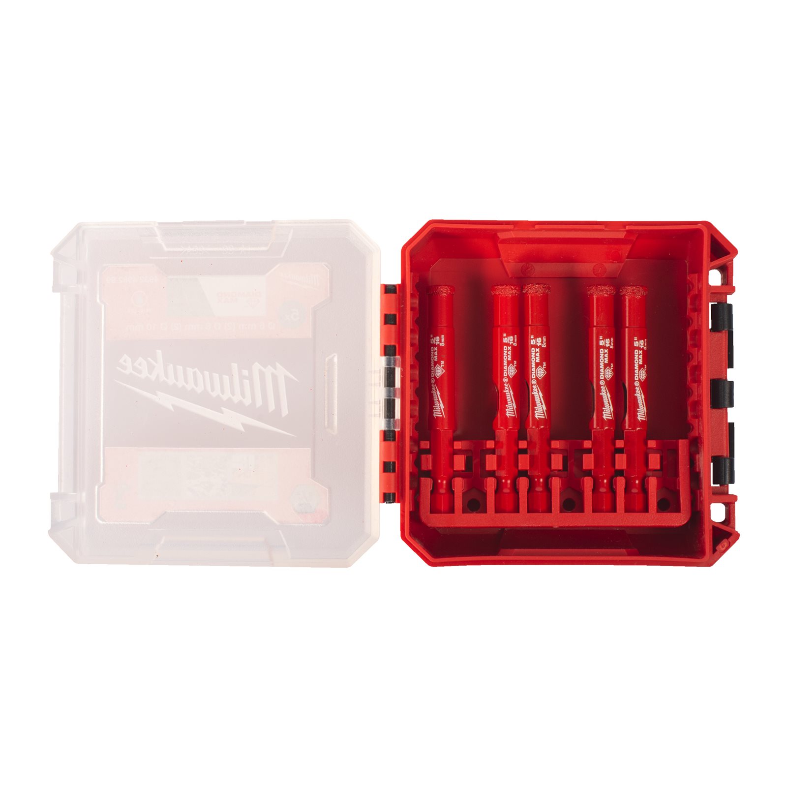 Burghie DIAMOND MAX 1/4" pentru găurire umedă 5 buc Milwaukee 4932498301