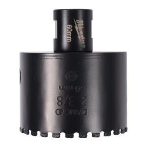 Burghie diamantate M14 pentru găurire uscată 60mm Milwaukee