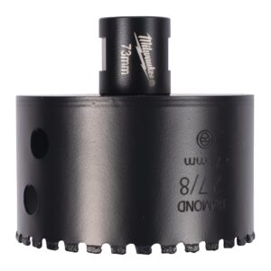 Burghie diamantate M14 pentru găurire uscată 73mm Milwaukee