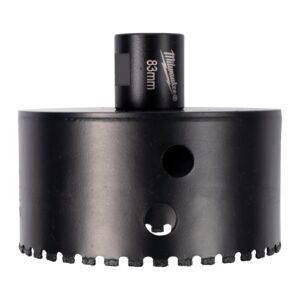 Burghie diamantate M14 pentru găurire uscată 83mm Milwaukee