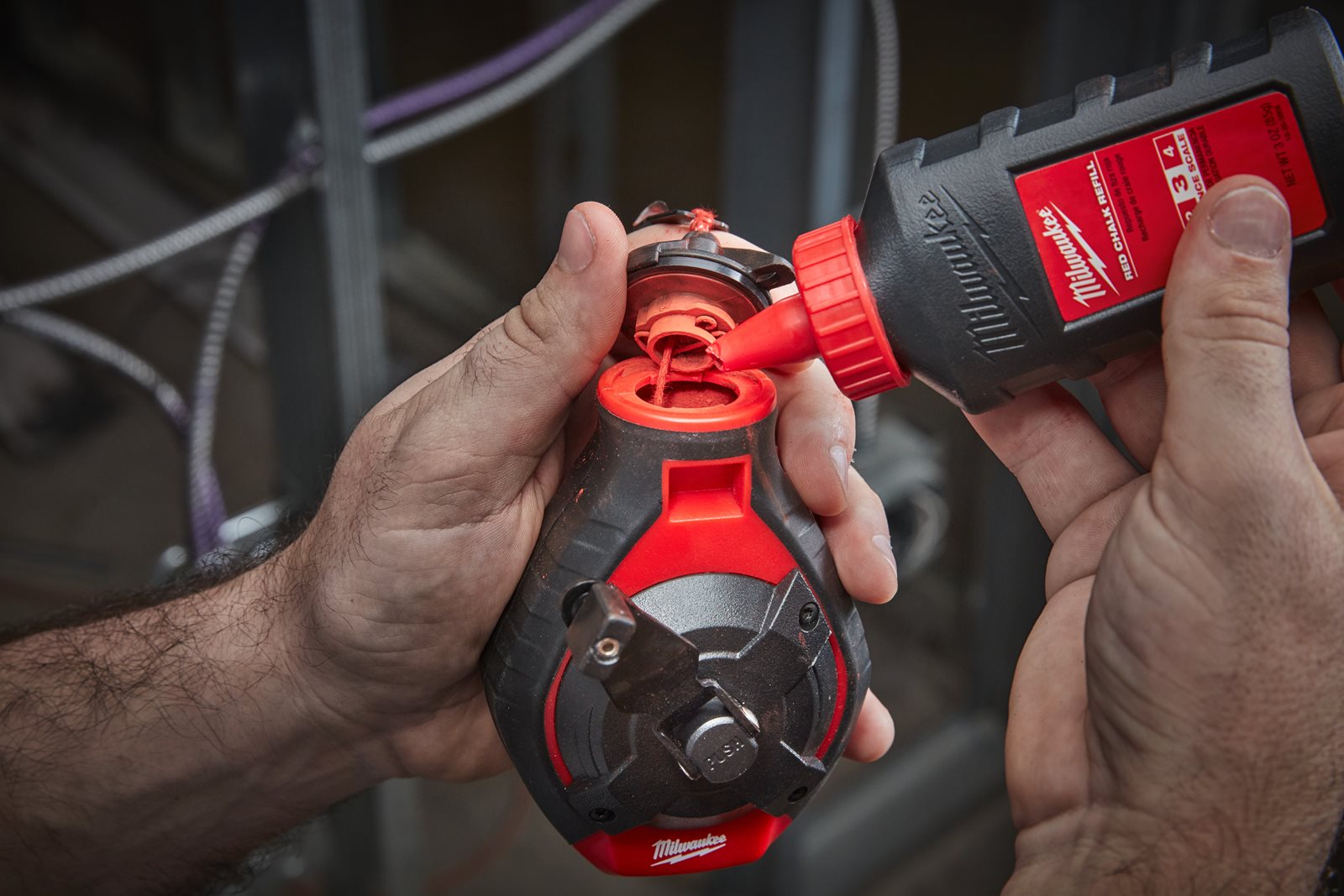 Trasor cu sfoară Bold Line Milwaukee 4932493815 - in utilizare 2