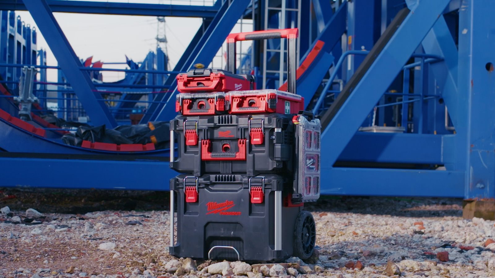 PACKOUT Suport lateral de fixare Milwaukee - in utilizare 10