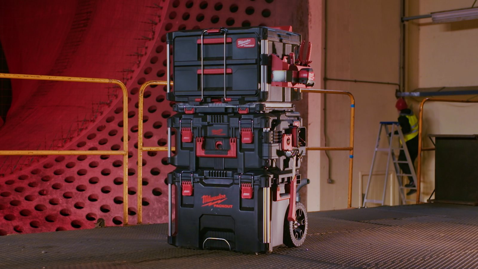 PACKOUT Suport lateral de fixare Milwaukee - in utilizare 11