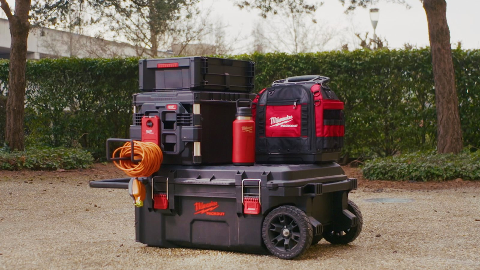 PACKOUT Suport lateral de fixare Milwaukee - in utilizare 14