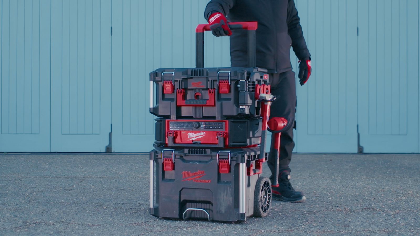 PACKOUT Suport lateral de fixare Milwaukee - in utilizare 4