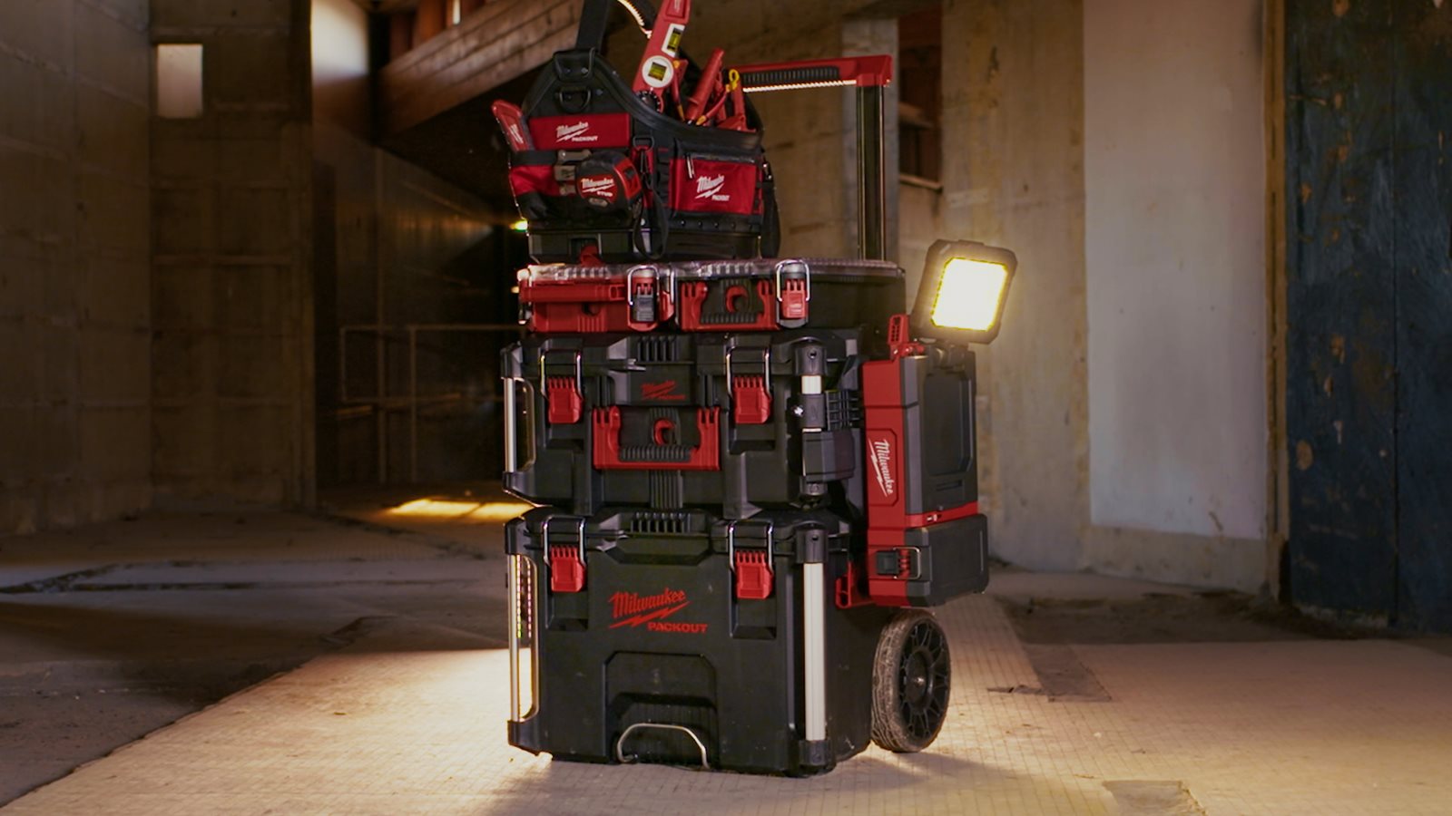 PACKOUT Suport lateral de fixare Milwaukee - in utilizare 5