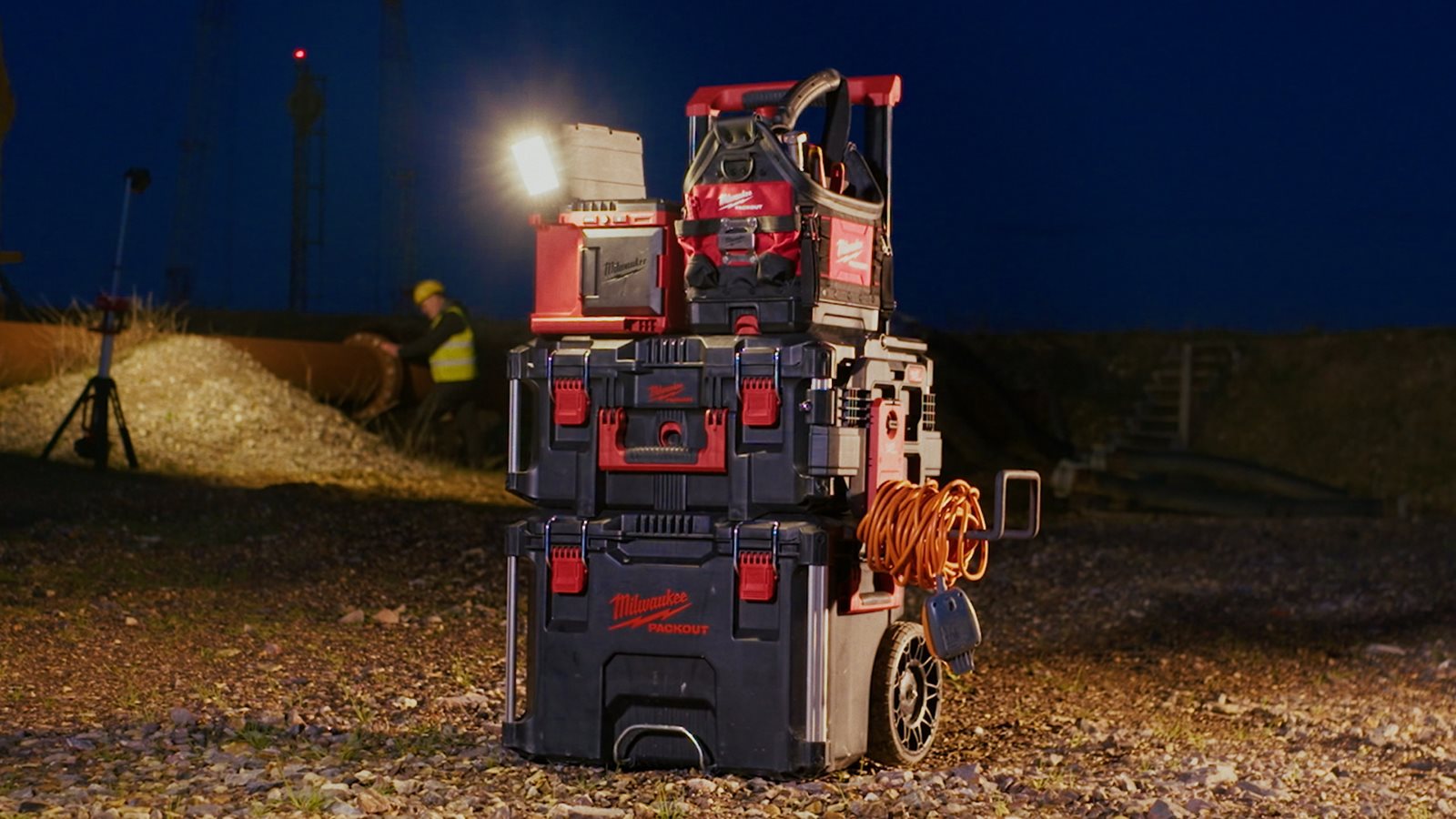 PACKOUT Suport lateral de fixare Milwaukee - in utilizare 6