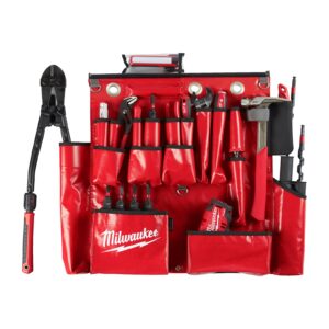 Suport scule lucrători linii electrice aeriene de înaltă tensiune Milwaukee