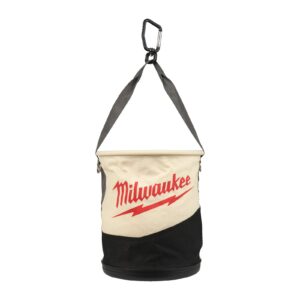 Geantă scule cu carabină și buzunare lucrători linii electrice aeriene de înaltă tensiune Milwaukee
