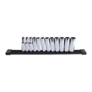 Cheie tubulară lungă 3/8" metrică, 12 puncte 12 buc Milwaukee