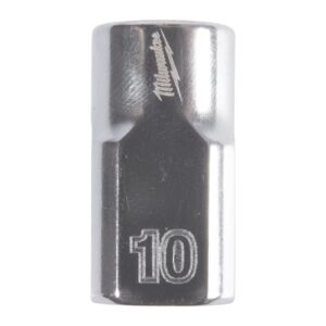 Cheie tubulară 3/8" metrică, 12 puncte 10mm Milwaukee