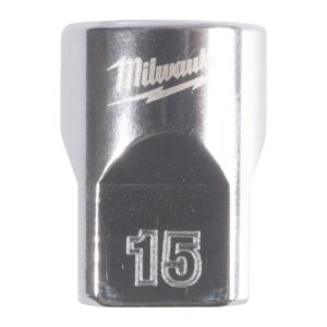Cheie tubulară 3/8" metrică, 12 puncte 15mm Milwaukee