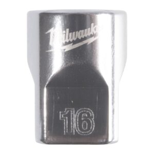 Cheie tubulară 3/8" metrică, 12 puncte 16mm Milwaukee