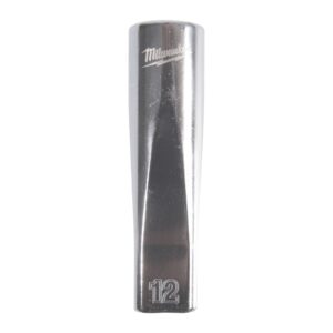Cheie tubulară lungă 3/8" metrică, 12 puncte 12mm Milwaukee