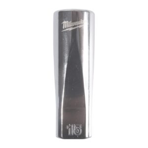 Cheie tubulară lungă 3/8" metrică, 12 puncte 15mm Milwaukee