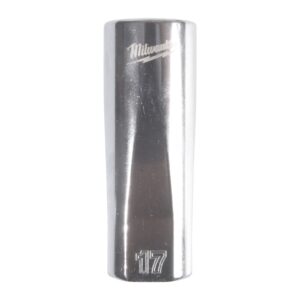 Cheie tubulară lungă 3/8" metrică, 12 puncte 17mm Milwaukee