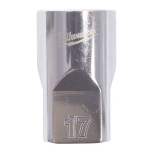 Cheie tubulară 1/2" metrică, 12 puncte 17mm Milwaukee