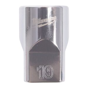 Cheie tubulară 1/2" metrică, 12 puncte 19mm Milwaukee