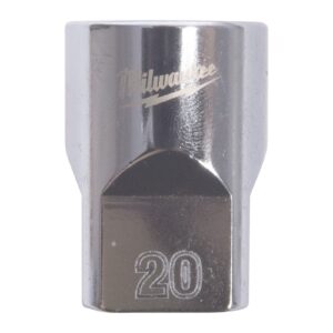 Cheie tubulară 1/2" metrică, 12 puncte 20mm Milwaukee