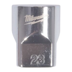Cheie tubulară 1/2" metrică, 12 puncte 23mm Milwaukee