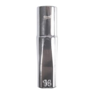 Cheie tubulară lungă 1/2" metrică, 12 puncte 13 buc Milwaukee - imagine 2