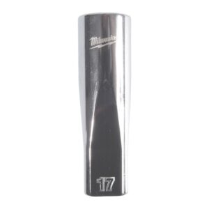 Cheie tubulară lungă 1/2" metrică, 12 puncte 17mm Milwaukee