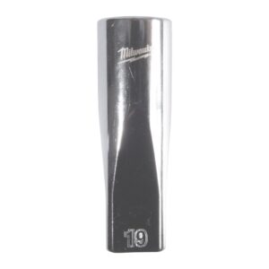 Cheie tubulară lungă 1/2" metrică, 12 puncte 19mm Milwaukee