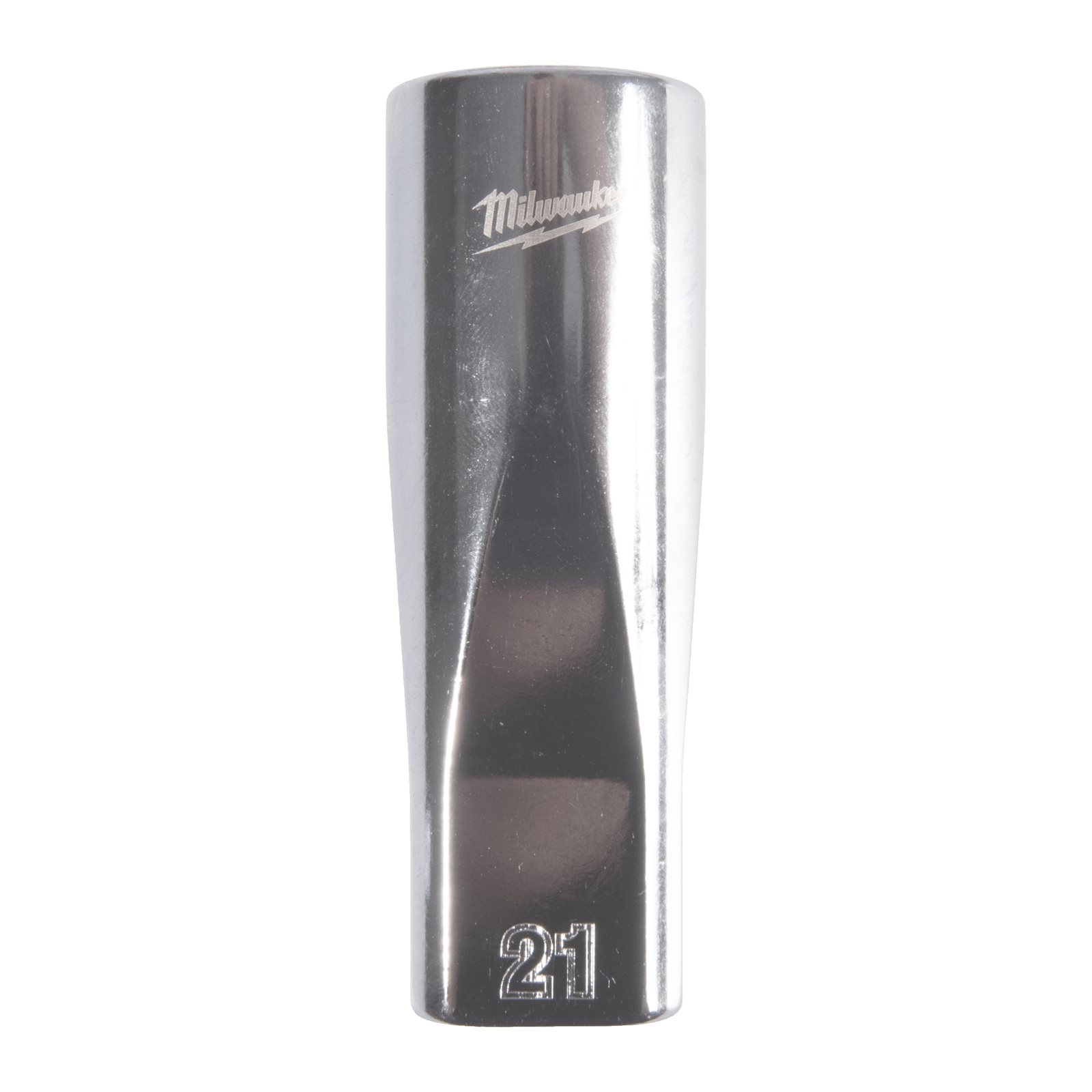 Cheie tubulară lungă 1/2" metrică, 12 puncte 21mm Milwaukee