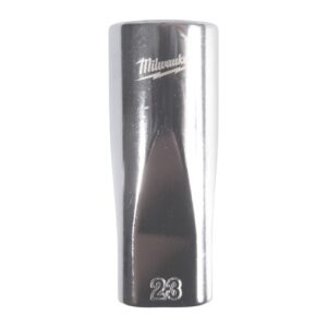Cheie tubulară lungă 1/2" metrică, 12 puncte 23mm Milwaukee