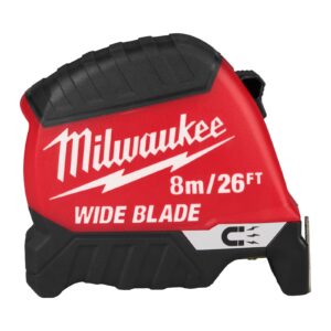 Wide Blade Magnetic Tape Measures (Gen 2) 8 / 26ft m Milwaukee