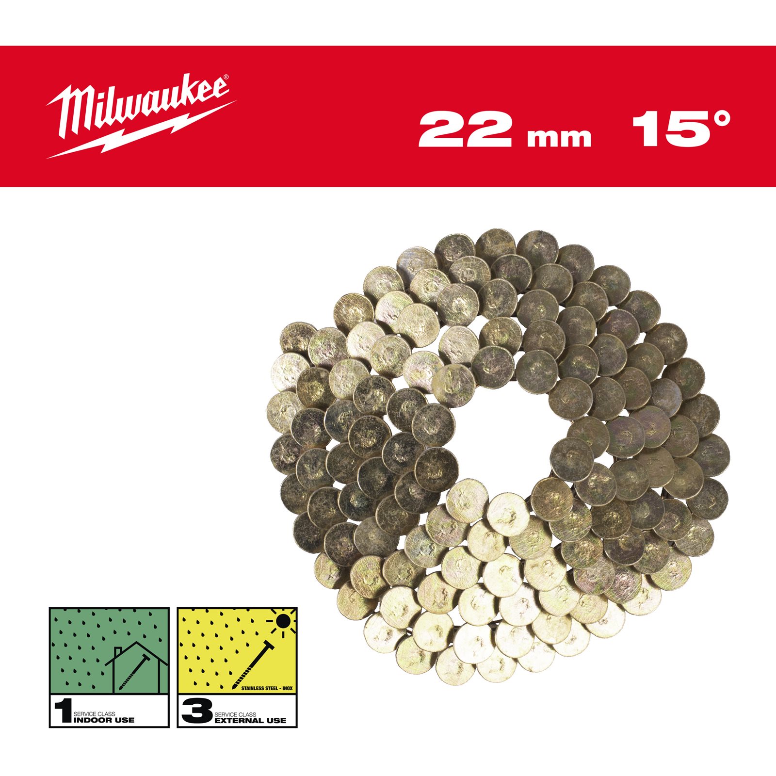 Cuie rolă 22 mm Milwaukee 4932499316