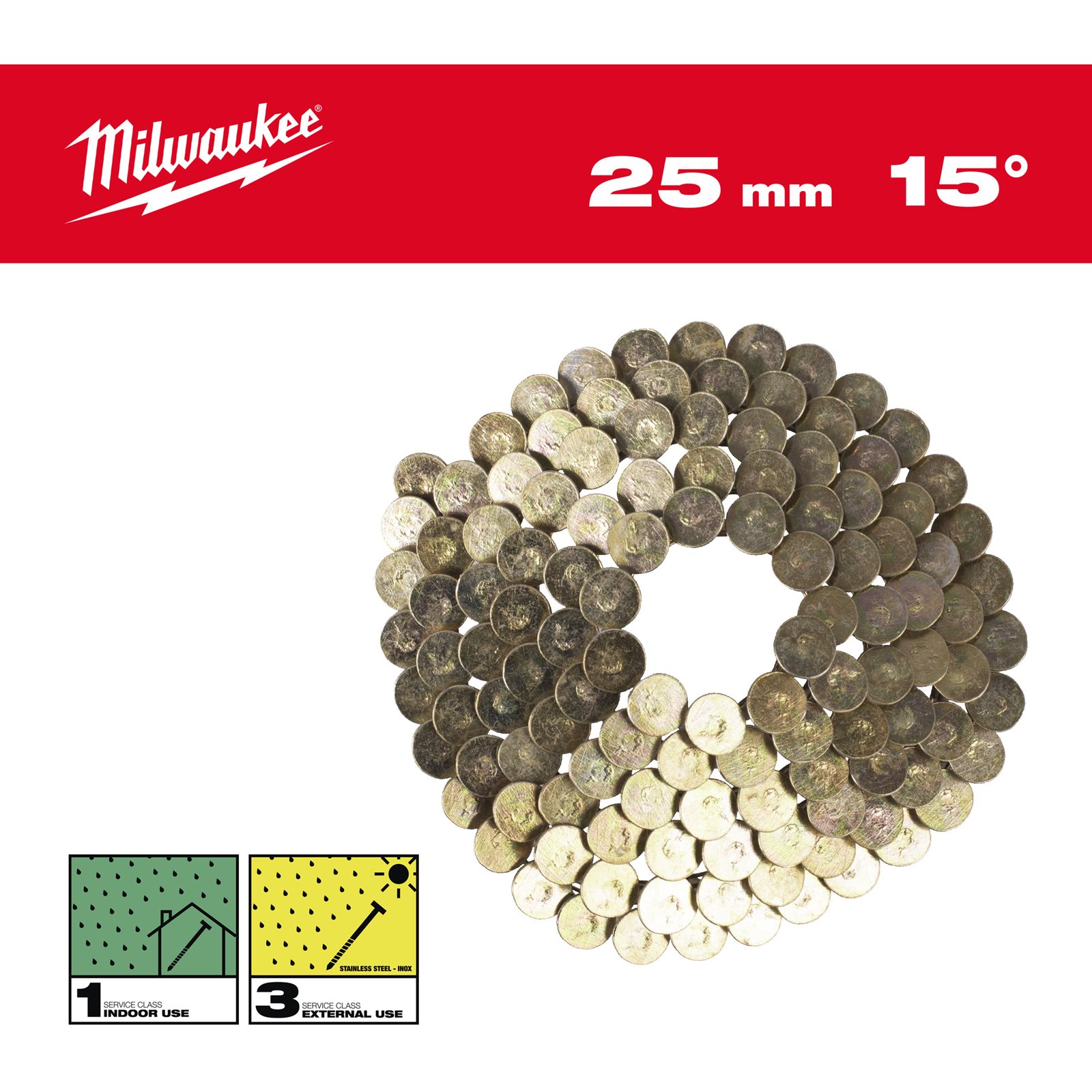 Cuie rolă 25 mm Milwaukee 4932499317