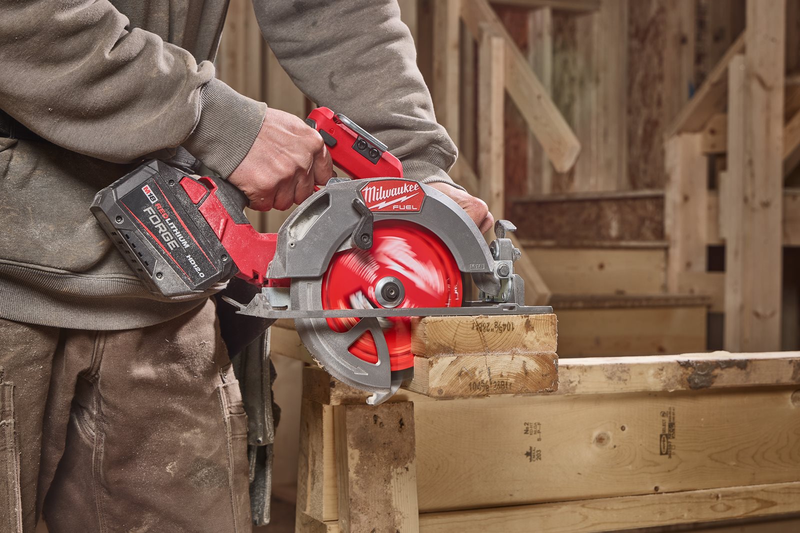 Pânză NITRUS pentru fierăstrău circular 190 mm Milwaukee - in utilizare 1