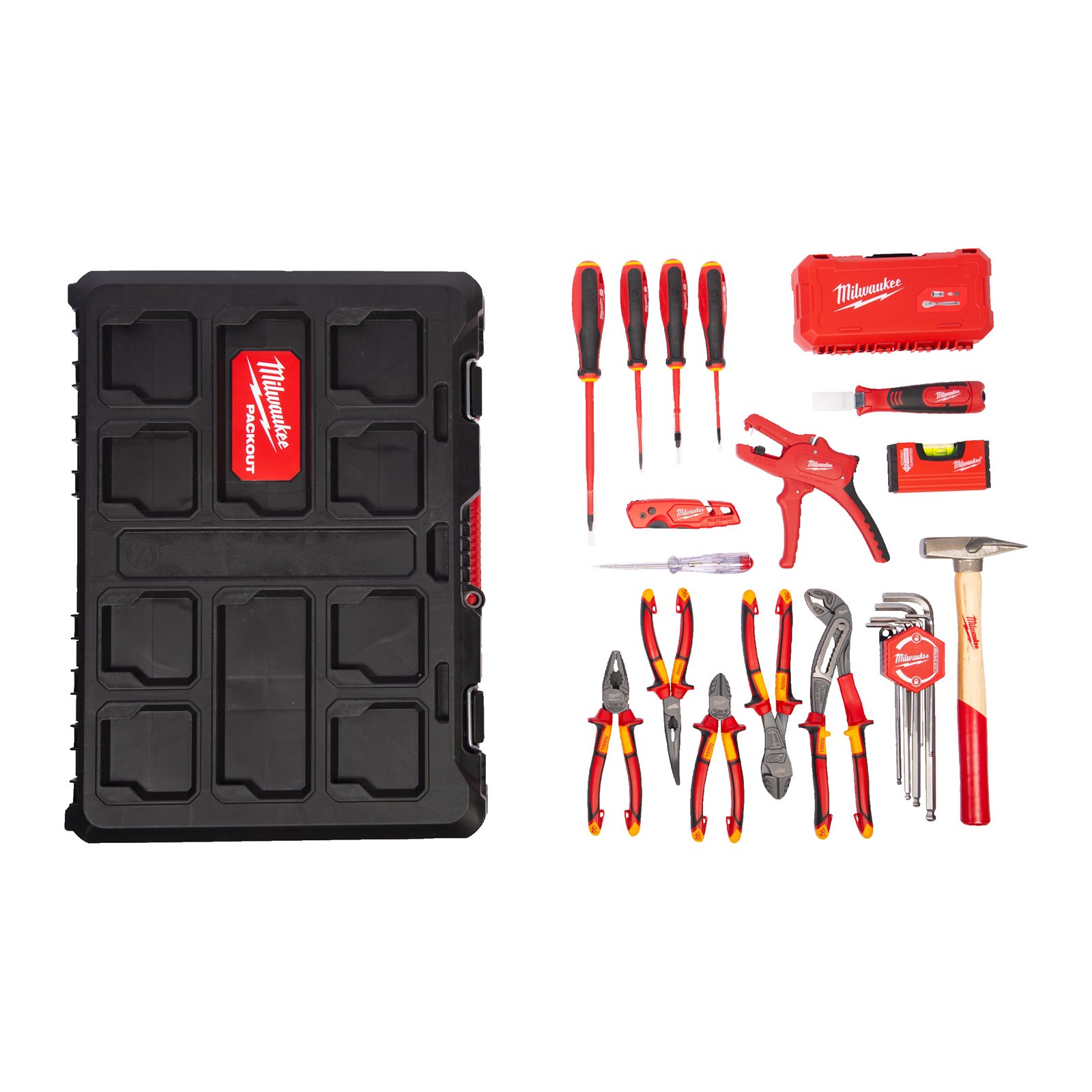 Set 62 piese PACKOUT pentru electricieni 62 buc Milwaukee - imagine 4