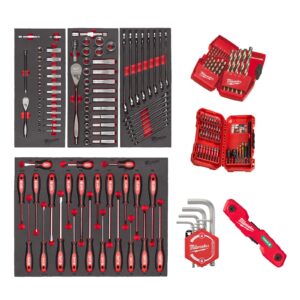Inserție spumă master 170 buc. set universal Milwaukee