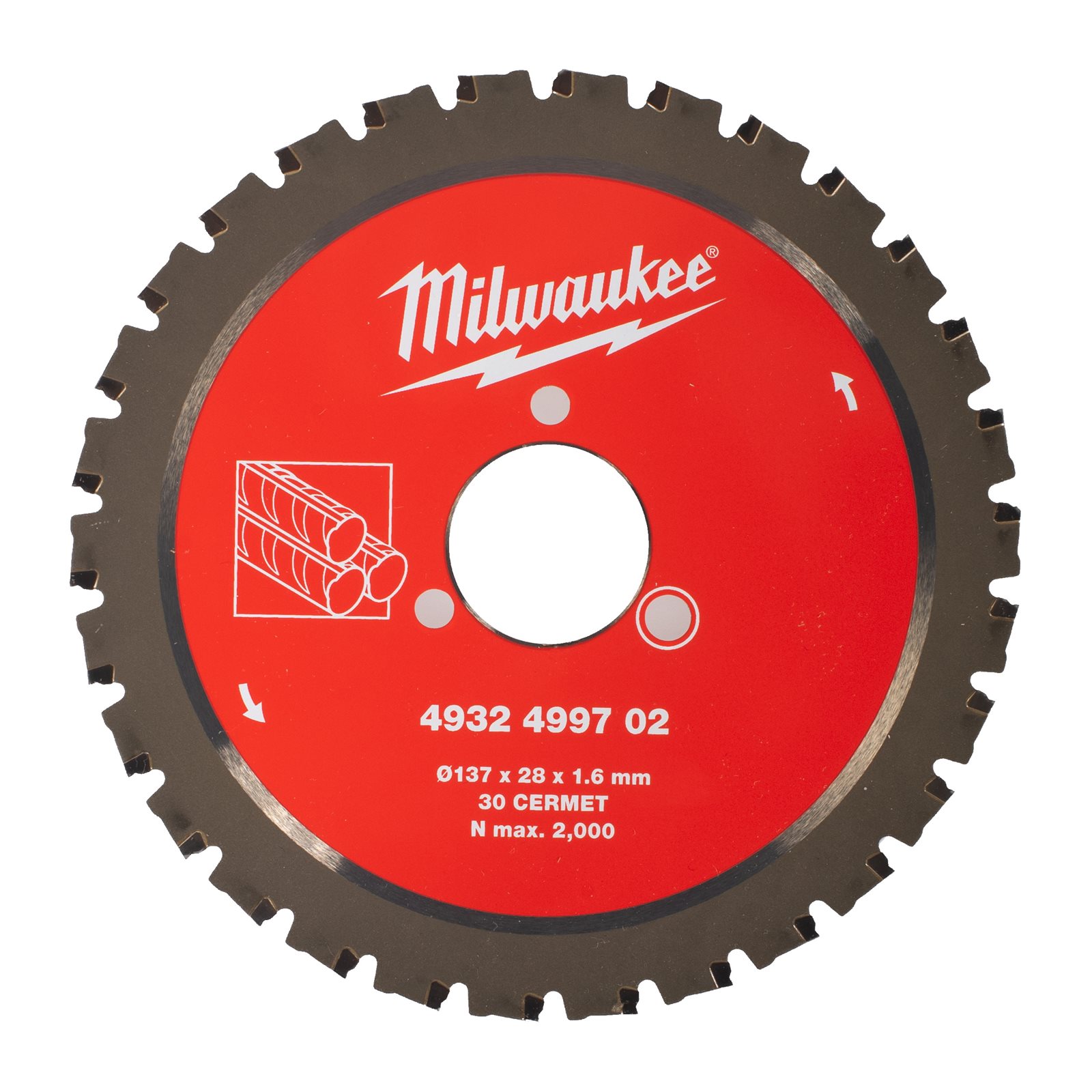 Disc pentru mașina de tăiat fier beton 137 mm Milwaukee