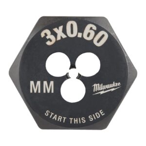 Filiere hexagonale pentru filet metric 0.60 mm Milwaukee