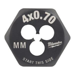 Filiere hexagonale pentru filet metric 0.70 mm Milwaukee