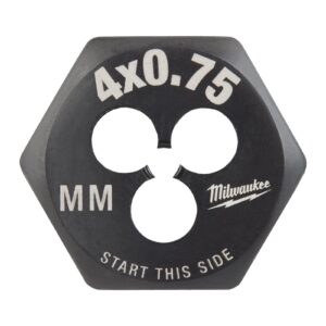 Filiere hexagonale pentru filet metric 0.75 mm Milwaukee
