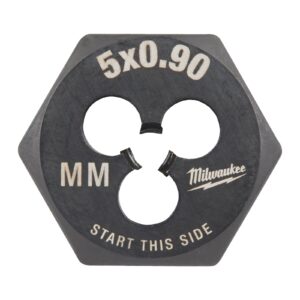 Filiere hexagonale pentru filet metric 0.90 mm Milwaukee